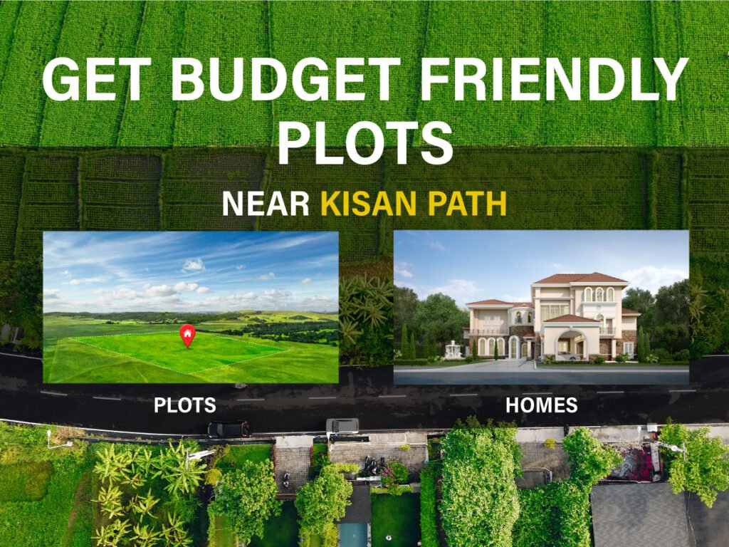 Get budget friendly plots in kisan path lucknow